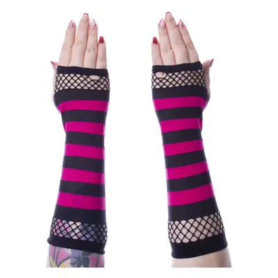 armband POIZEN INDUSTRIES - STRIPED - BLACK/PINK