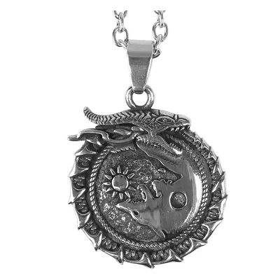 pendant Dragon Wolf