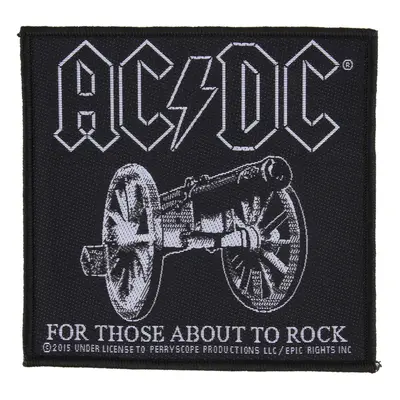 patch AC / DC - FOR THOSE ABOUT TO ROCK - RAZAMATAZ