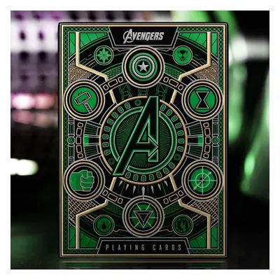 playing cards Avengers - The Infinity Saga - Green Version