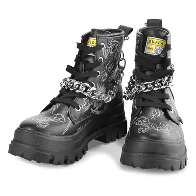 women's boots BUFFALO - Vegan - ASPHA RLD CHAIN - BLK