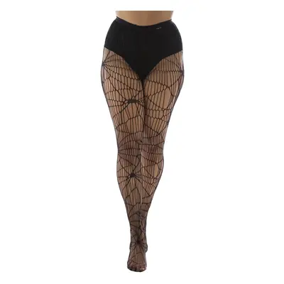 tights PAMELA MANN - Cobweb Pattern - Black