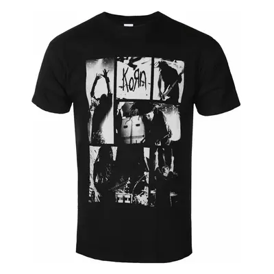 men's t-shirt Korn - Blocks - Black - ROCK OFF