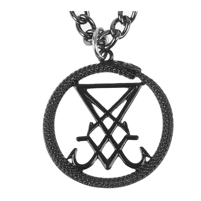 collar Sigil Of Lucifer Black