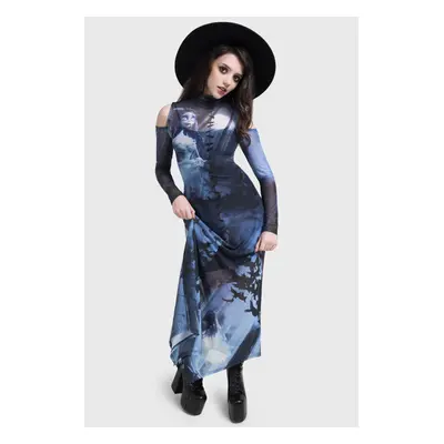 women's dress KILLSTAR x CORPSE BRIDE - Emily In The Night - Black/Blue