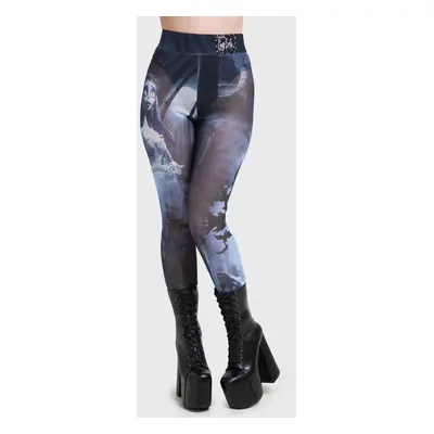 women's pants (leggings) KILLSTAR x CORPSE BRIDE - Emily In The Night - Black/Blue