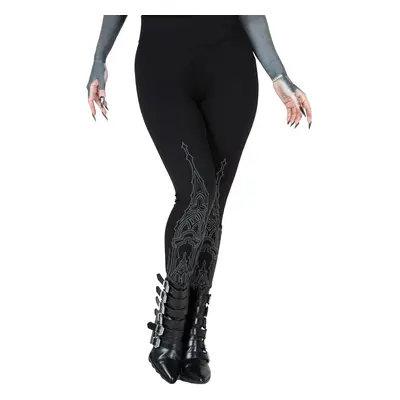 women's pants (leggings) KILLSTAR - Secret Shrine - Black