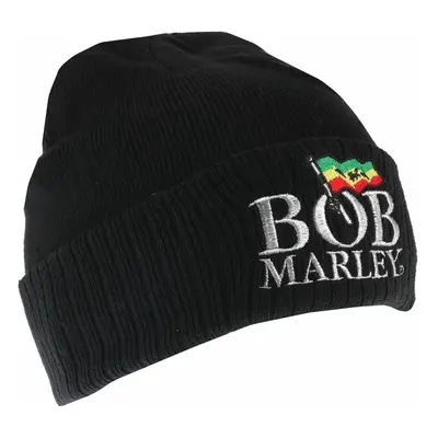 beanie Bob Marley - Logo - BLACK - ROCK OFF