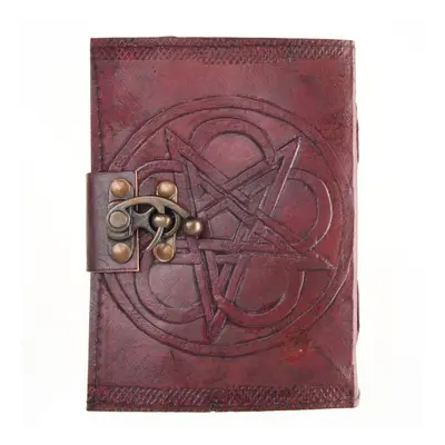 writing notepad Pentagram Leather Embossed Journal & Lock - NENOW