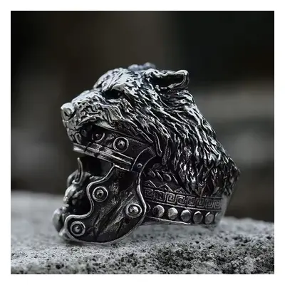 ring Wolf Warrior Head