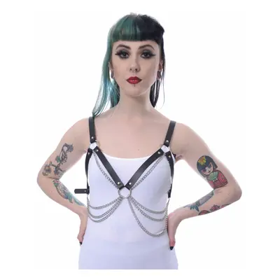 harness POIZEN INDUSTRIES - ELECTRA - BLACK/SILVER