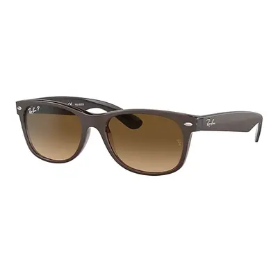 Ray-Ban Sunglasses Unisex New Wayfarer Classic - Brown On Transparent Brown Frame Brown Lenses P