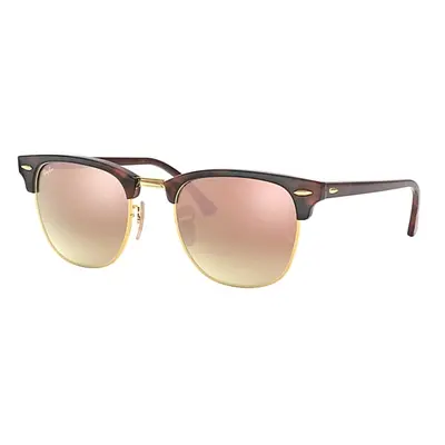 Ray-Ban Sunglasses Unisex Clubmaster Flash Lenses - Red Havana Frame Copper Lenses 51-21