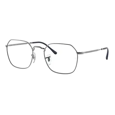 Ray-Ban Eyeglasses Unisex Jim Optics - Gunmetal Frame Clear Lenses Polarized 53-20