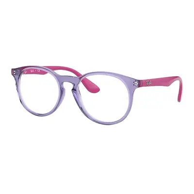 Ray-Ban Eyeglasses Children Rb1554 Optics Kids - Violet Frame Clear Lenses Polarized 48-16