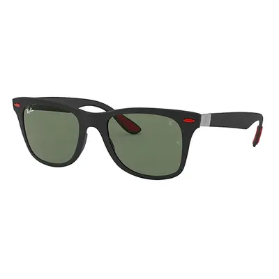 Ray-Ban Sunglasses Man Rb4195m Scuderia Ferrari Collection - Black Frame Green Lenses 52-20