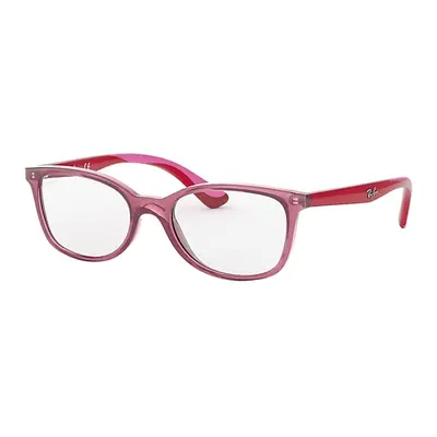 Ray-Ban Eyeglasses Children Rb1586 Optics Kids - Fuxia Frame Clear Lenses Polarized 47-16