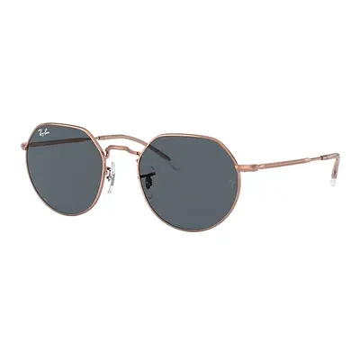 Ray-Ban Sunglasses Unisex Jack Rose Gold - Rose Gold Frame Blue Lenses 51-20