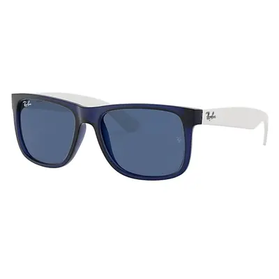 Ray-Ban Sunglasses Man Justin Color Mix - Transparent Blue Frame Blue Lenses 54-16