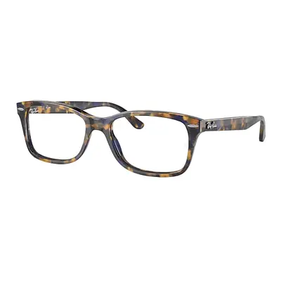 Ray-Ban Eyeglasses Unisex Rb5428 Optics - Yellow & Blue Havana Frame Clear Lenses Polarized 53-1