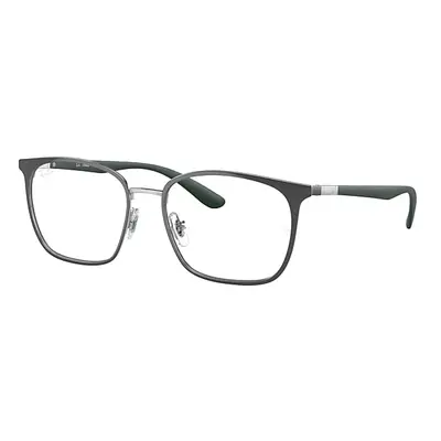 Ray-Ban Eyeglasses Unisex Rb6486 Optics - Green Frame Clear Lenses Polarized 52-17