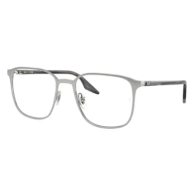 Ray-Ban Eyeglasses Unisex Rb6512 Optics - Striped Grey Frame Demo Lens Lenses Polarized 54-19