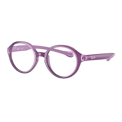 Ray-Ban Eyeglasses Children Rb9075 Optics Kids - Violet Frame Clear Lenses Polarized 39-16