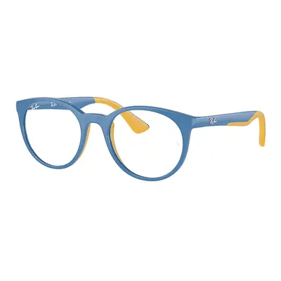 Ray-Ban Eyeglasses Children Rb1628 Optics Kids Bio-based - Light Blue On Yellow Frame Clear Lens