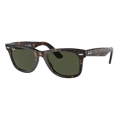 Ray-Ban Sunglasses Unisex Original Wayfarer Classic - Tortoise Frame Green Lenses 54-18