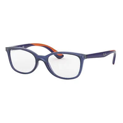 Ray-Ban Eyeglasses Children Rb1586 Optics Kids - Blue Frame Clear Lenses Polarized 49-16