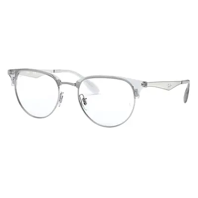 Ray-Ban Eyeglasses Unisex Rb6396 Optics - Silver Frame Clear Lenses Polarized 51-19