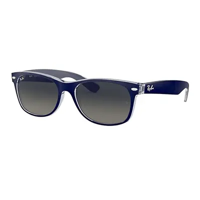 Ray-Ban Sunglasses Unisex New Wayfarer Color Mix - Blue Frame Grey Lenses 55-18