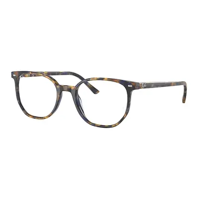 Ray-Ban Eyeglasses Unisex Elliot Optics - Yellow & Blue Havana Frame Clear Lenses Polarized 48-1