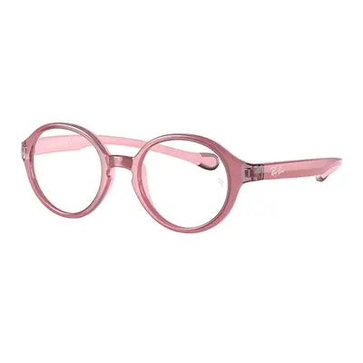 Ray-Ban Eyeglasses Children Rb9075 Optics Kids - Pink Frame Clear Lenses Polarized 37-16