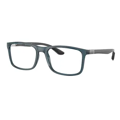 Ray-Ban Eyeglasses Unisex Rb8908 Optics - Black Frame Clear Lenses Polarized 55-18