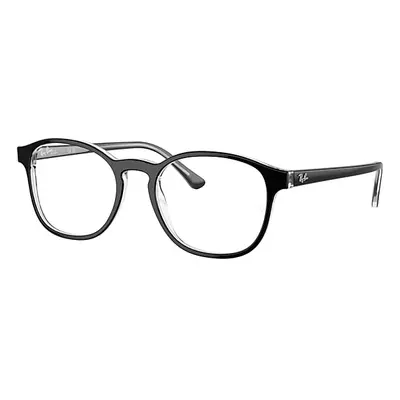 Ray-Ban Eyeglasses Unisex Rb5417 Optics - Black On Transparent Frame Clear Lenses Polarized 50-1