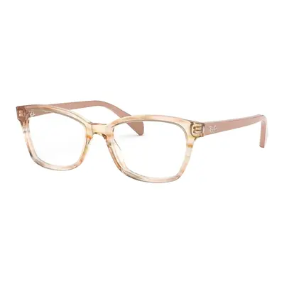 Ray-Ban Eyeglasses Children Rb1591 Optics Kids - Beige Frame Clear Lenses Polarized 46-16