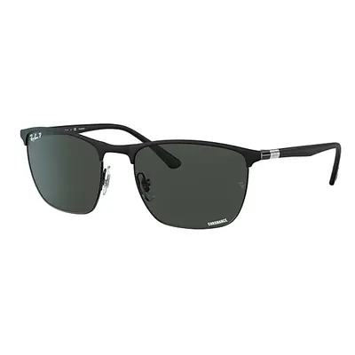 Ray-Ban Sunglasses Unisex Rb3686 Chromance - Black Frame Grey Lenses Polarized 57-19