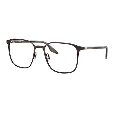 Ray-Ban Eyeglasses Unisex Rb6512 Optics - Striped Brown Frame Demo Lens Lenses Polarized 52-19