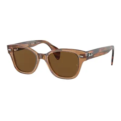 Ray-Ban Sunglasses Unisex Rb0880s - Striped Havana Frame Brown Lenses Polarized 52-19