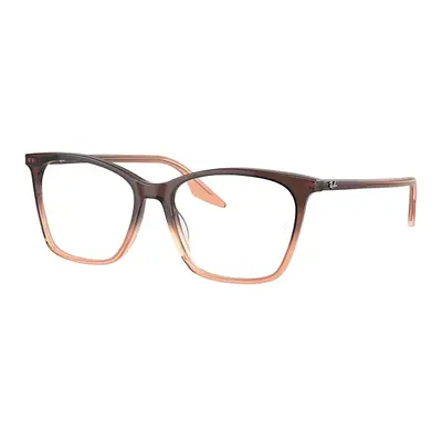 Ray-Ban Eyeglasses Woman Rb5422 Optics - Brown & Orange Frame Demo Lens Lenses Polarized 52-16