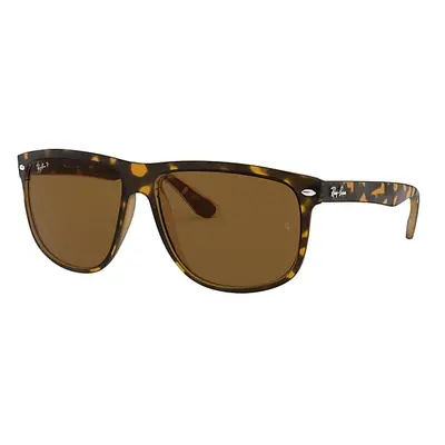 Ray-Ban Sunglasses Man Boyfriend - Light Havana Frame Brown Lenses Polarized 60-15