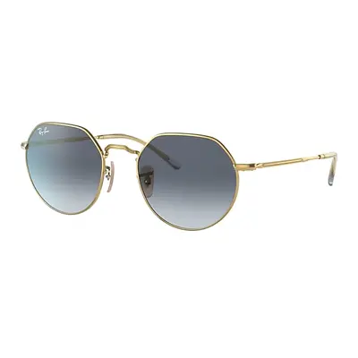 Ray-Ban Sunglasses Unisex Jack - Arista Gold Frame Blue Lenses 53-20