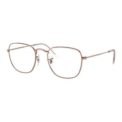 Ray-Ban Eyeglasses Unisex Frank Optics Rose Gold - Rose Gold Frame Demo Lens Lenses Polarized 51