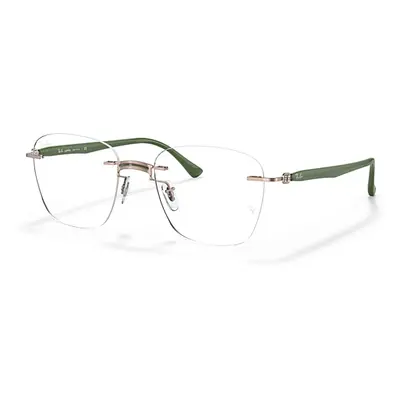 Ray-Ban Eyeglasses Unisex Rb8769 Optics - Military Green Frame Clear Lenses 49-18