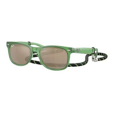 Ray-Ban Sunglasses Children New Wayfarer Kids Summer Capsule - Opal Green Frame Gold Lenses 47-1