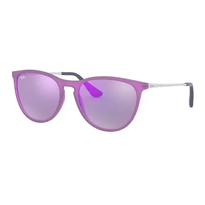 Ray-Ban Sunglasses Children Erika Kids - Violet Fluo Frame Grey Lenses 50-15