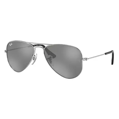 Ray-Ban Sunglasses Children Aviator Kids - Silver Frame Grey Lenses 50-13