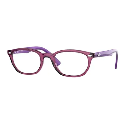 Ray-Ban Eyeglasses Children Rb1599 Optics Kids - Violet Frame Clear Lenses Polarized 46-18