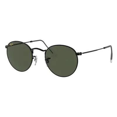 Ray-Ban Sunglasses Man Round Metal Legend Gold - Black Frame Green Lenses 47-21